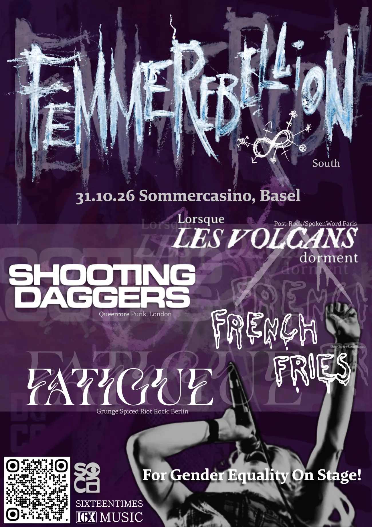 Femme Rebellion South - for gender equality on stage!