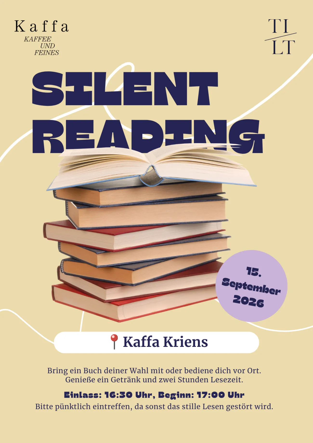 Silent Reading im Kaffa Kriens