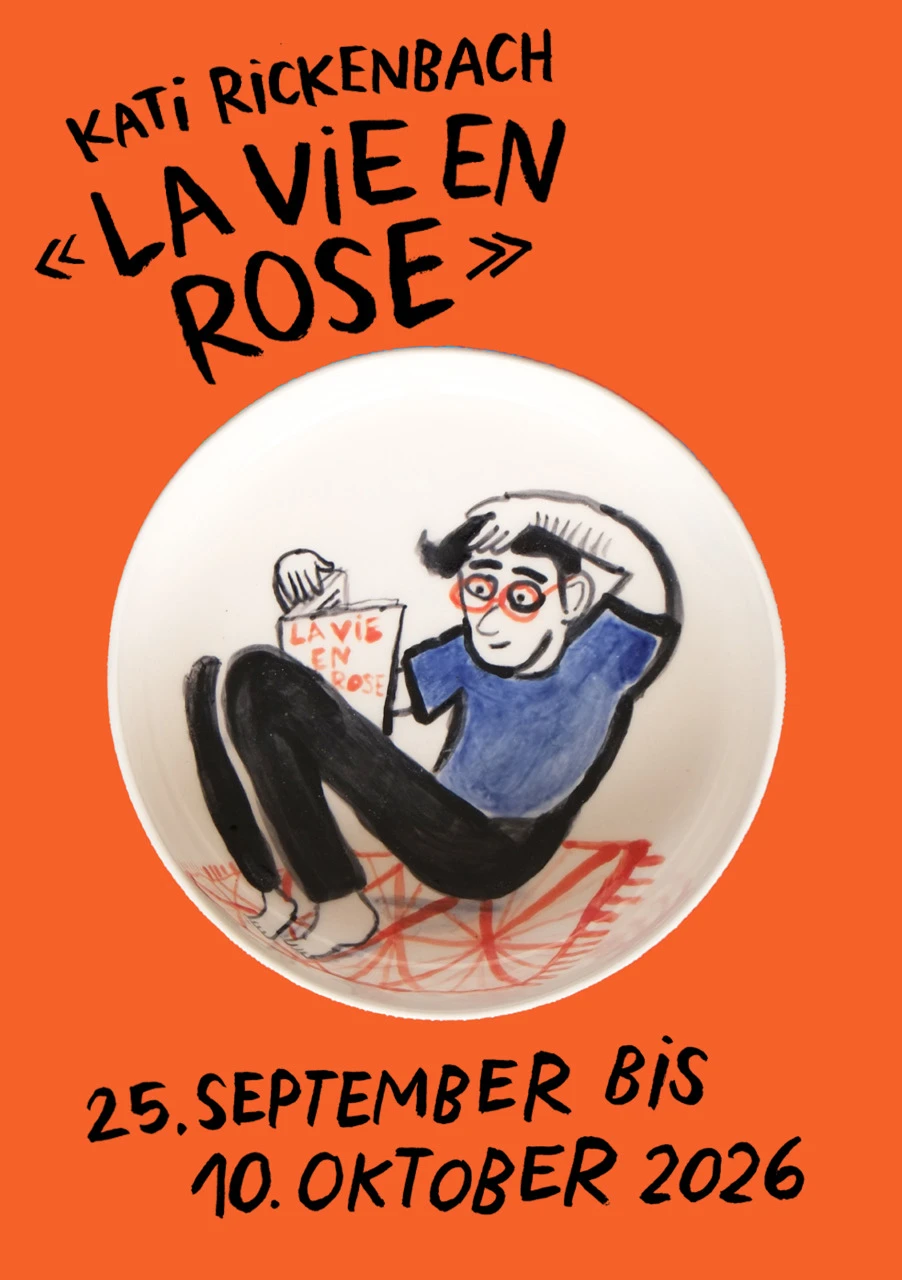 Keramik x Illustration - Ausstellung Kati Rickenbach "LA VIE EN ROSE"