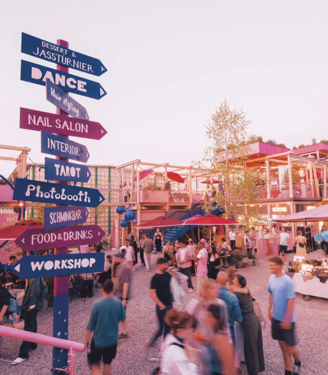 Rosa Nachtmarkt