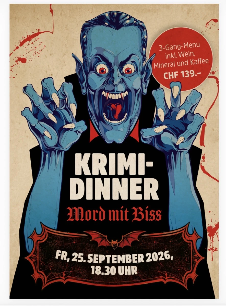 Krimidinner „Mord mit Biss“