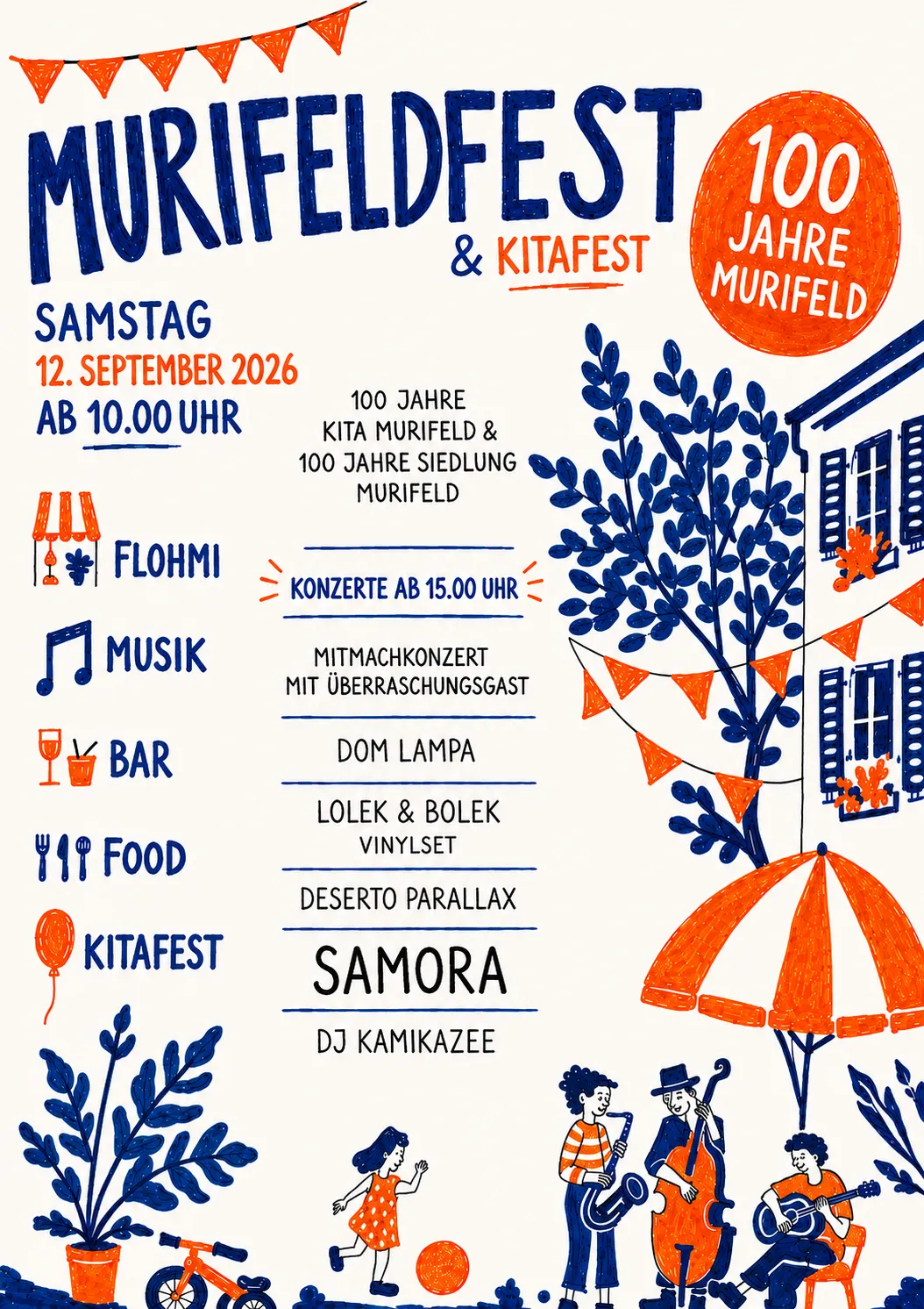 Murifeldfest 2026 – der «Kiez» feiert 100 Jahre!