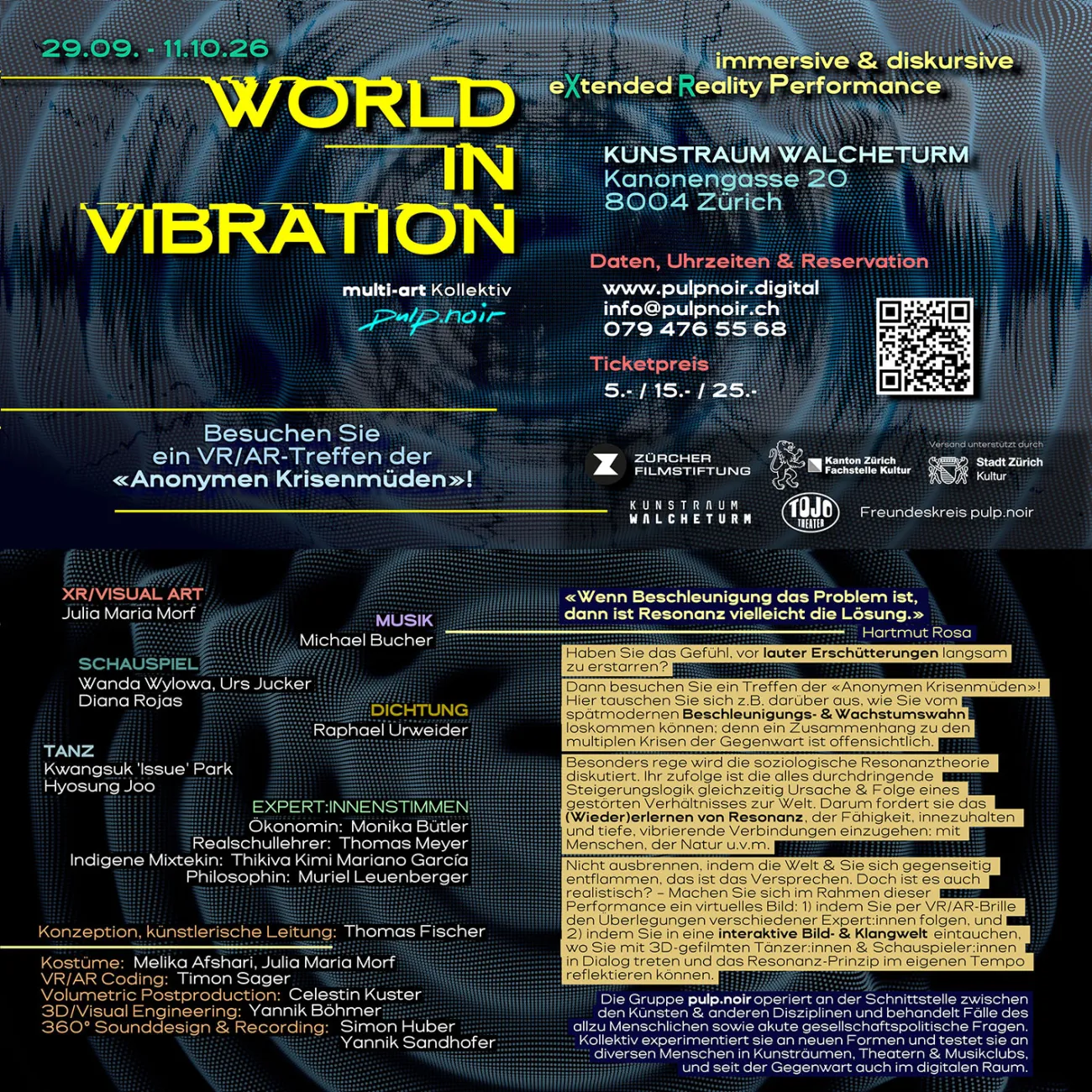 WORLD IN VIBRATION - Besuchen Sie ein treffen der "Anonymen Krisenmüden"!