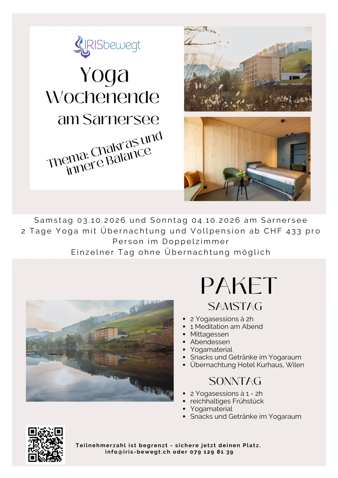 Yoga Wochenende am Sarnersee