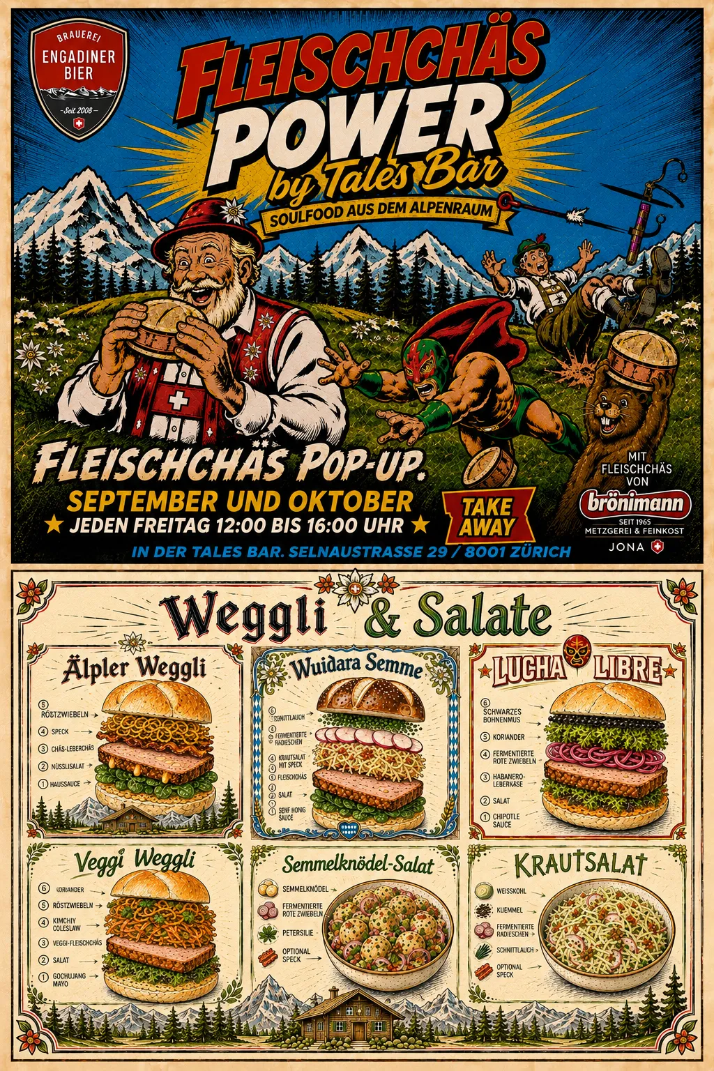Alpen Soulfood Fleischchäs Pop Up