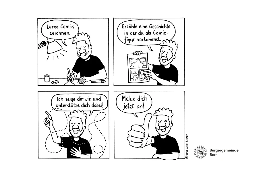 ComicMyLife: Comic Workshops mit Simon Kiener