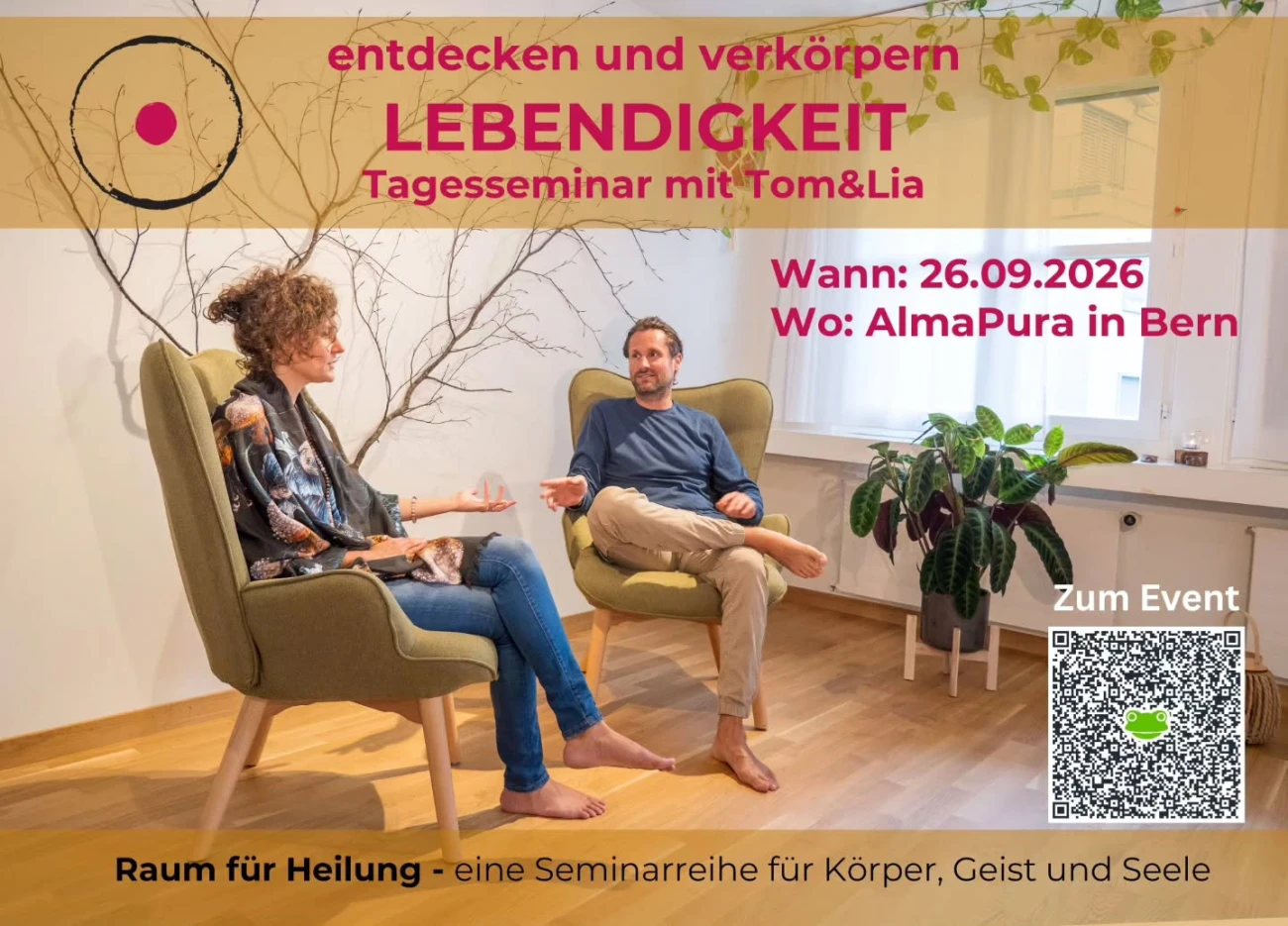 Seminar Lebendigkeit entdecken & verkörpern.