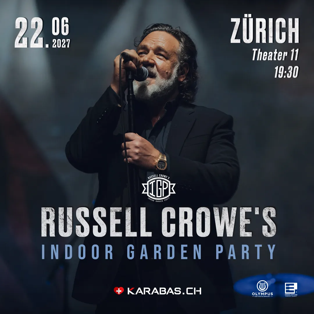 RUSSELL CROWE`S INDOOR GARDEN PARTY