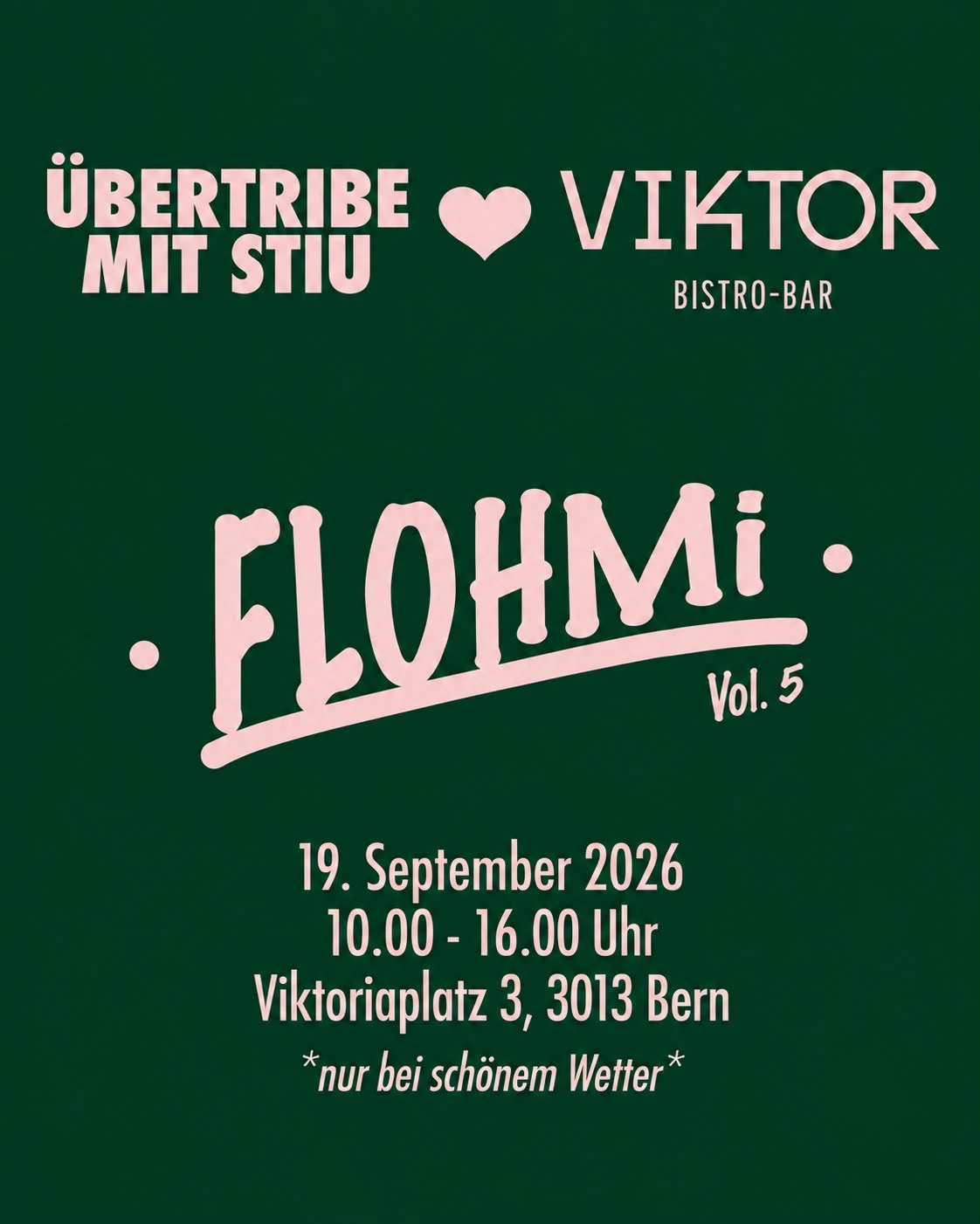Flohmi ÜMS x Viktor, der Fünfte!