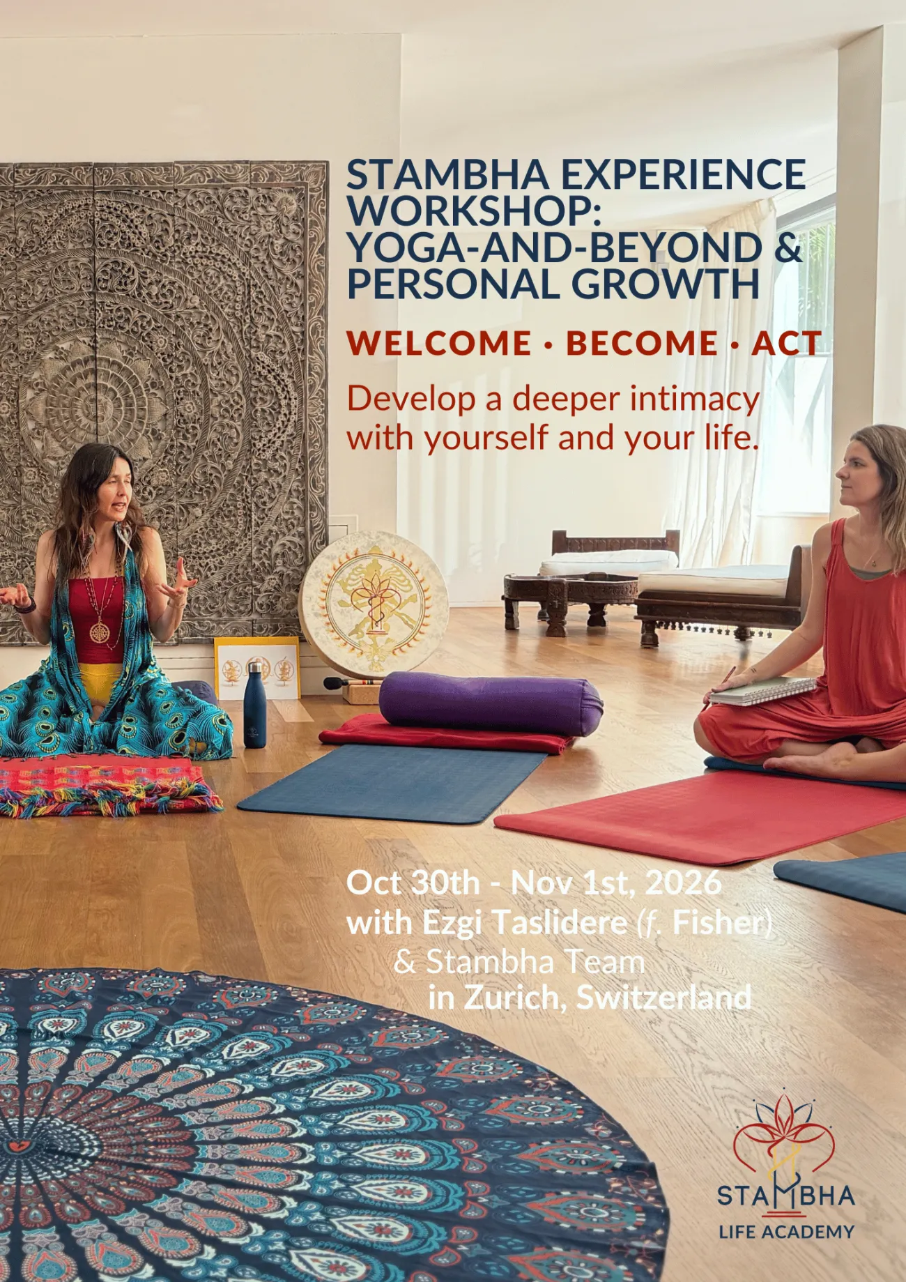 STAMBHA EXPERIENCE Workshop: YOGA-AND-BEYOND & PERSONAL GROWTH -