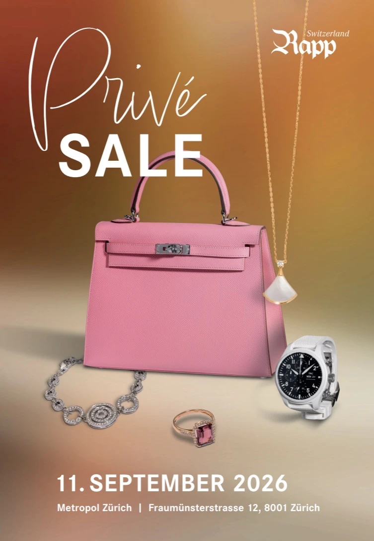 Privé Sale – Freitag, 11. September 2026 von 10.30 bis 20.00 Uhr