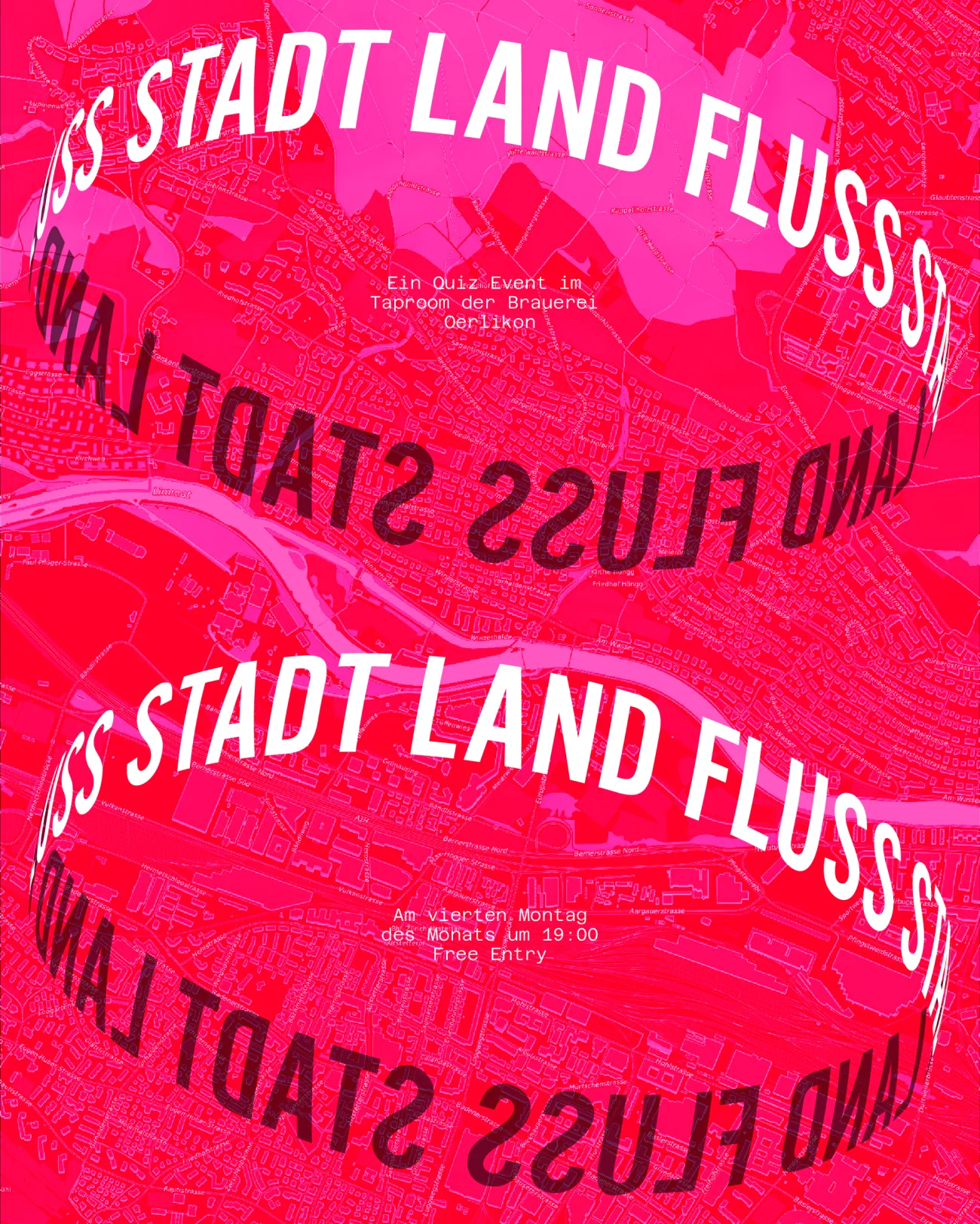 Stadt Land Fluss Abend